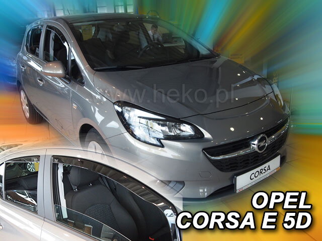 Deflektory OPEL CORSA E 5D 2015R-> (+zadní) Deflektory OPEL CORSA E 5D 2015R-> (+zadní)