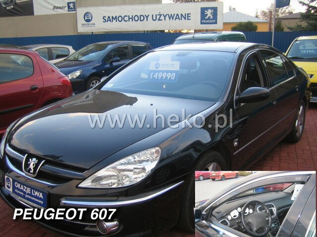 Deflektory PEUGEOT 607 4d SEDAN Deflektory PEUGEOT 607 4d SEDAN
