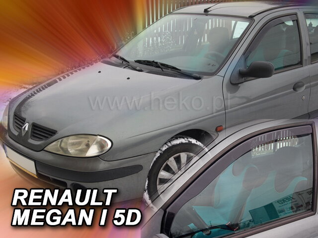 Deflektory RENAULT MEGANE 4d / 5d CLASSIC 01/1995r.-2002r. Deflektory RENAULT MEGANE 4d / 5d CLASSIC 01/1995r.-2002r.