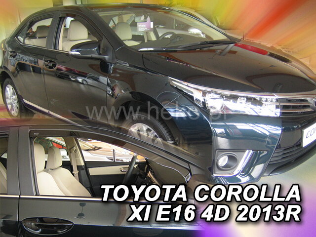 Deflektory TOYOTA COROLLA E16 (XI gen) 4D 2013R-> SEDAN Deflektory TOYOTA COROLLA E16 (XI gen) 4D 2013R-> SEDAN