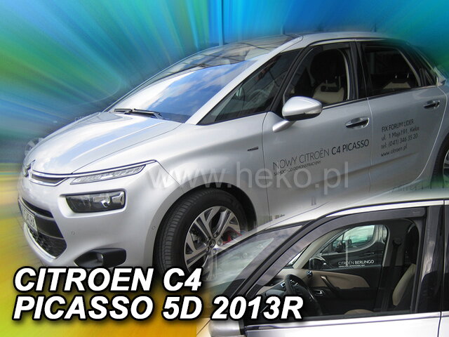 Deflektory CITROEN C-4 PICASSO Mk2 5D 2013R-> Deflektory CITROEN C-4 PICASSO Mk2 5D 2013R->