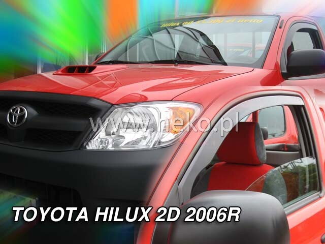 Deflektory TOYOTA HILUX 2D 08.2006R. a výš Deflektory TOYOTA HILUX 2D 08.2006R. a výš