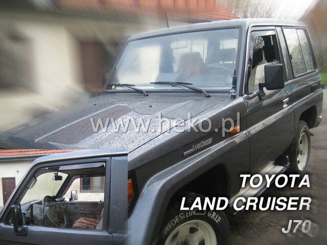 Deflektory TOYOTA LAND CRUISER J 70 3D 1984 - 1990R. Deflektory TOYOTA LAND CRUISER J 70 3D 1984 - 1990R.