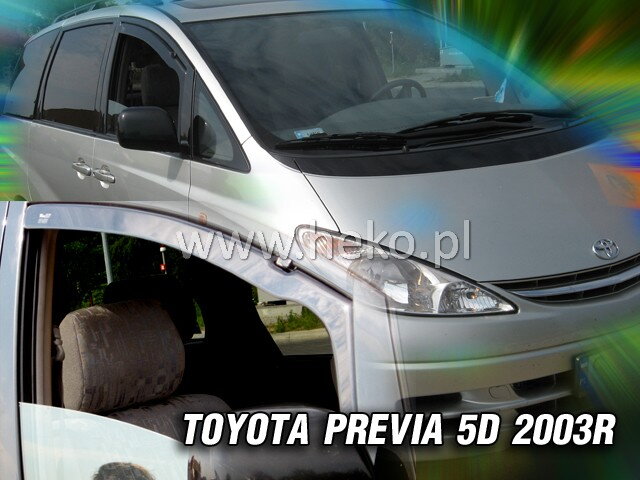 Deflektory TOYOTA PREVIA 5D 2000 – 2005R. Deflektory TOYOTA PREVIA 5D 2000 – 2005R.