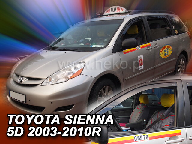 Deflektory TOYOTA SIENNA 5D 2003-2010R. Deflektory TOYOTA SIENNA 5D 2003-2010R.