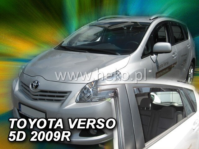 Deflektory TOYOTA VERSO 5D 2009R. a výš (+zadní) Deflektory TOYOTA VERSO 5D 2009R. a výš (+zadní)