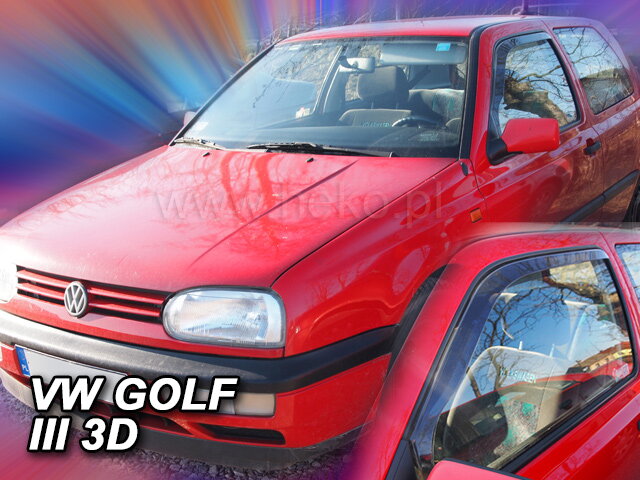 Deflektory VW GOLF III 3d 10/1991r.-1997r. Deflektory VW GOLF III 3d 10/1991r.-1997r.