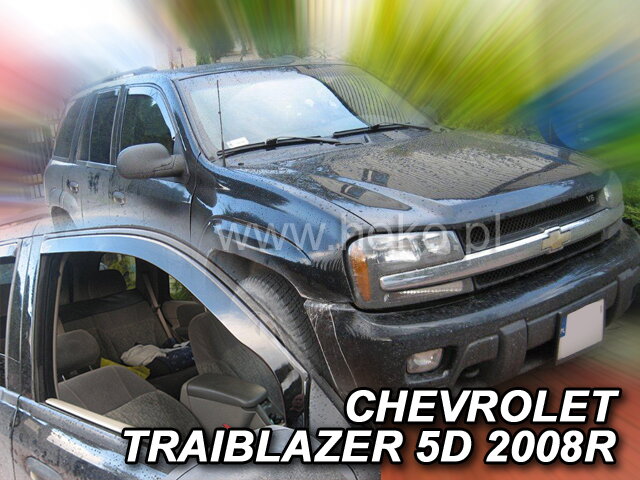 Deflektory CHEVROLET TRAIBLAZER 5D 2002-2009r Deflektory CHEVROLET TRAIBLAZER 5D 2002-2009r