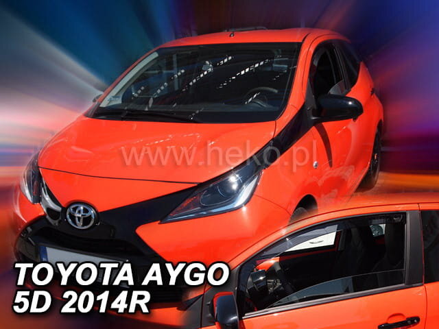 Deflektory CITROEN C1 5D 2014R-> Deflektory CITROEN C1 5D 2014R->