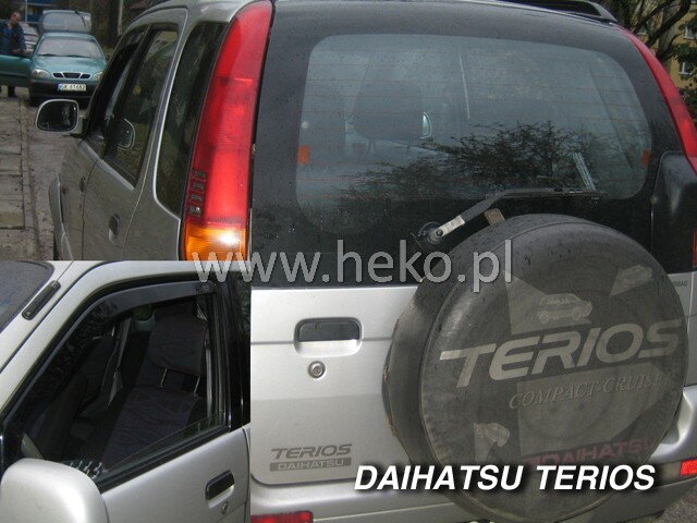 Deflektory DAIHATSU TERIOS I 5D 1997-2005R Deflektory DAIHATSU TERIOS I 5D 1997-2005R