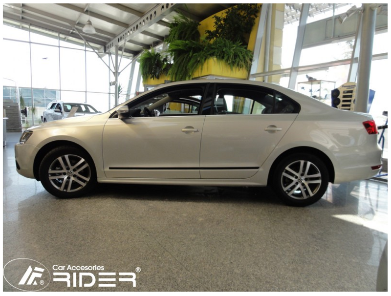 Ochranné lišty dveří VW Jetta 11R, MODEL F-11 Ochranné lišty dveří VW Jetta 11R, MODEL F-11