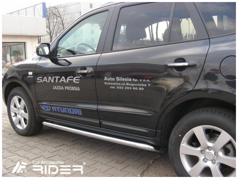 Ochranné lišty dveří Hyundai Santafe 07-11R suv, MODEL F-11 Ochranné lišty dveří Hyundai Santafe 07-11R suv, MODEL F-11