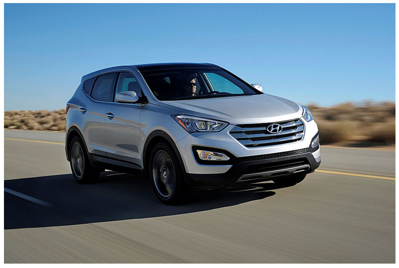 Ochranné lišty dveří Hyundai Santafe 12R a výš, MODEL F-45 Ochranné lišty dveří Hyundai Santafe 12R a výš, MODEL F-45