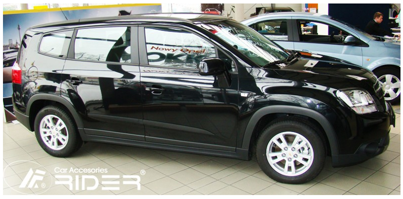 Ochranné lišty dveří Chevrolet Orlando 10R a výš, MODEL F-34 Ochranné lišty dveří Chevrolet Orlando 10R a výš, MODEL F-34