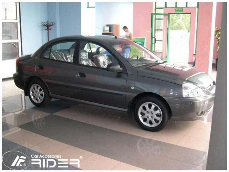 Ochranné lišty dveří Kia Rio 05-10R, MODEL F-14 Ochranné lišty dveří Kia Rio 05-10R, MODEL F-14