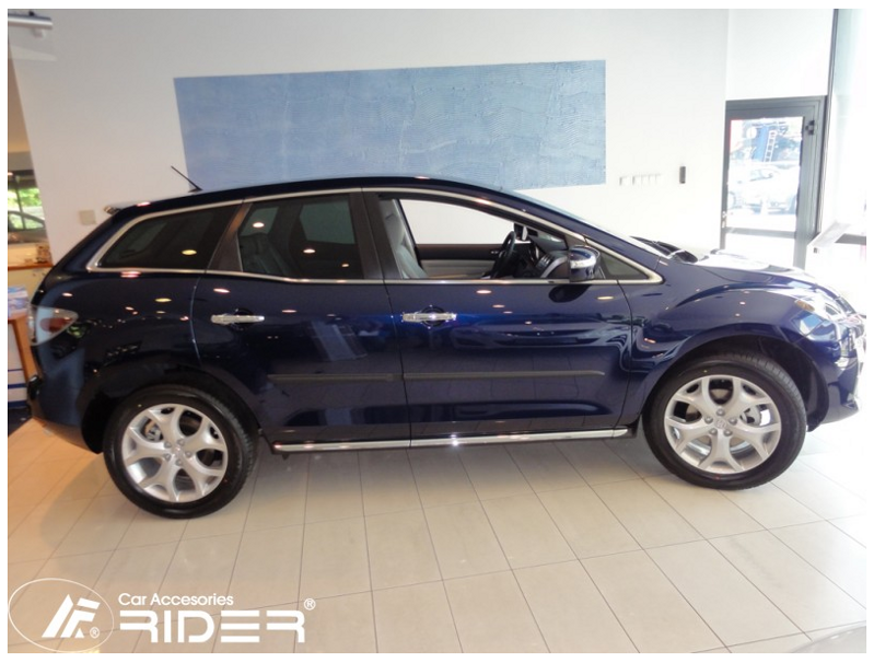 Ochranné lišty dveří Mazda CX-7 10-12R, MODEL F-17 Ochranné lišty dveří Mazda CX-7 10-12R, MODEL F-17
