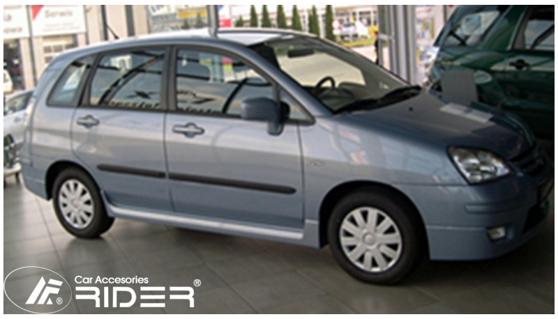 Ochranné lišty dveří Suzuki Liana 01-06R, MODEL F-1 Ochranné lišty dveří Suzuki Liana 01-06R, MODEL F-1