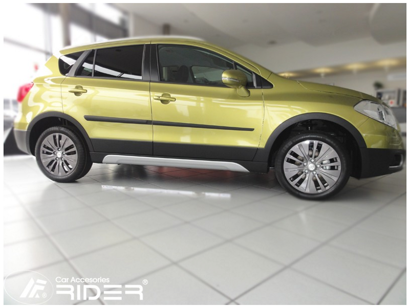 Ochranné lišty dveří Suzuki SX4 II s-cross 13R a výš, MODEL F-20 Ochranné lišty dveří Suzuki SX4 II s-cross 13R a výš, MODEL F-20