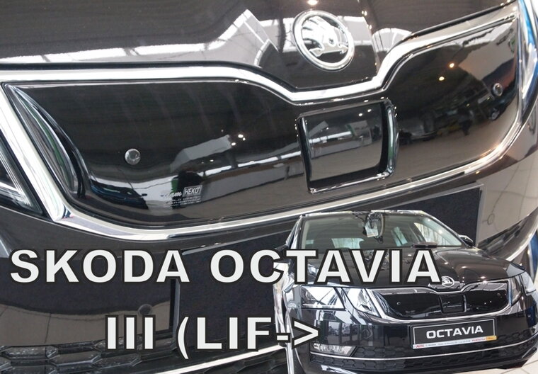 Zimná clona Škoda Octavia III od 2016R po FL horná Zimná clona Škoda Octavia III od 2016R po FL horná