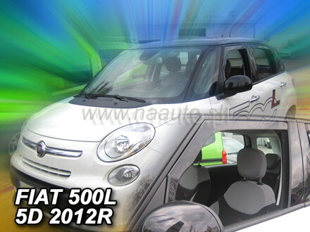 Deflektory FIAT 500L 5D 2012R.  a výš