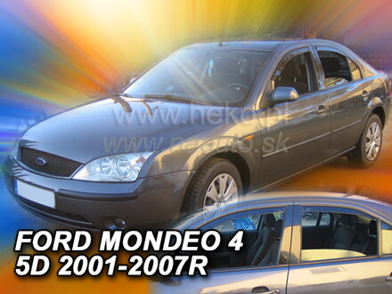 Deflektory FORD MONDEO 5D LTB / 4 SEDAN  2001-2007R (+zadní)