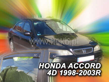 Deflektory HONDA ACCORD  CG  4d  10/1998r.-2003r. (+zadní) SEDAN