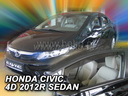 Deflektory HONDA CIVIC 4D 2012R  a výš SEDAN