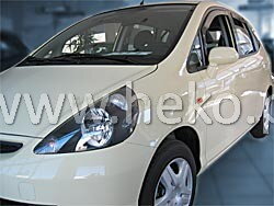 Deflektory HONDA JAZZ  5d  2001r. a výš (+zadní)