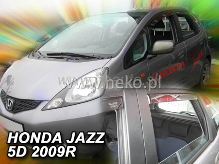 Deflektory HONDA JAZZ  5d  2009r. a výš (+zadní)