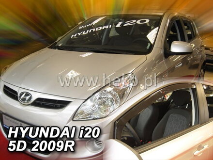 Deflektory HYUNDAI i20 5D 2009-2015R