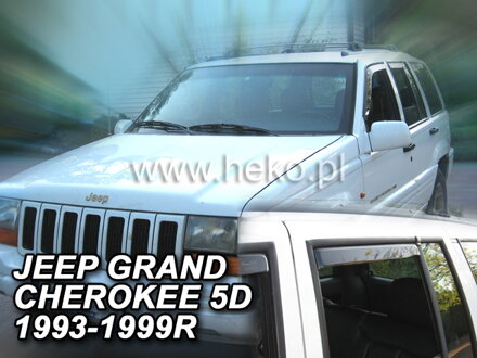 Deflektory JEEP GRAND CHEROKEE  1993r.-1999r. (+zadní)