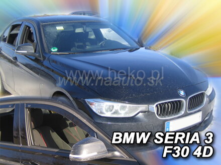 Deflektory BMW seria 3, F 30,4D 2012r.->