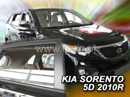 Deflektory KIA SORENTO  II 5D 2009-2015R (+zadní)