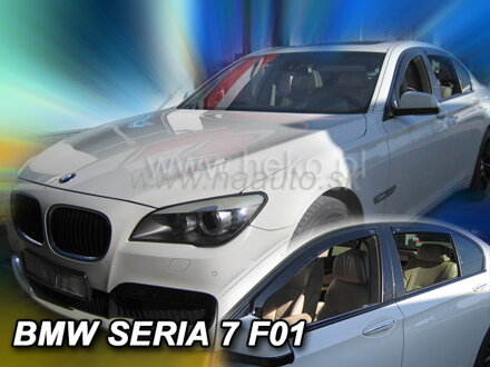Deflektory BMW Seria 7 F01 4D 2008R.-> (+zadní) SEDAN