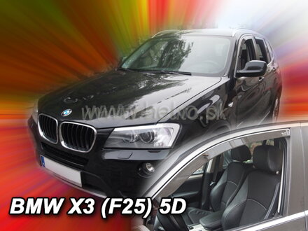 Deflektory BMW X3 (F25) 5D 2010R->