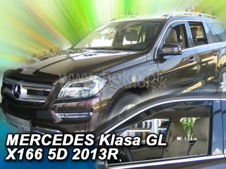 Deflektory MERCEDES klasa GL X166 5D 2013R->