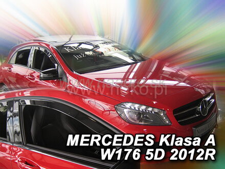 Deflektory MERCEDES klasy A W176 5d 2012r.→