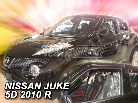 Deflektory NISSAN JUKE 5D 2010R. a výš