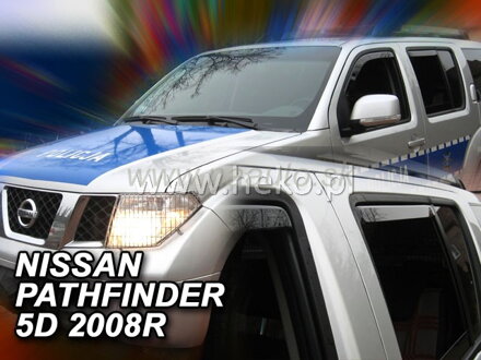 Deflektory NISSAN PATHFINDER R51 5D 2005-2012R (+zadní)