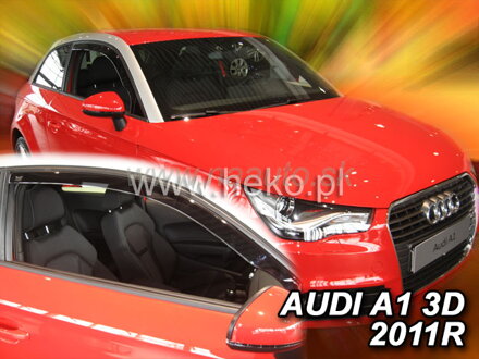 Deflektory AUDI A1, 3d  2010r. a výš