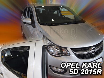 Deflektory OPEL KARL 5D 2015R-> (+zadní)