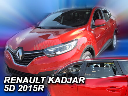 Deflektory RENAULT KADJAR 5D 2015R-> (+zadní)