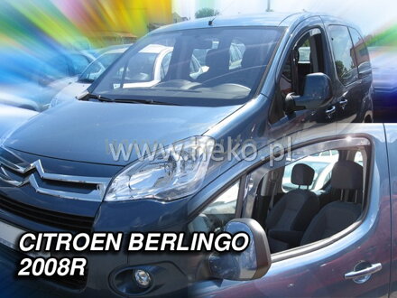 Deflektory CITROEN BERLINGO 2008r.  a výš