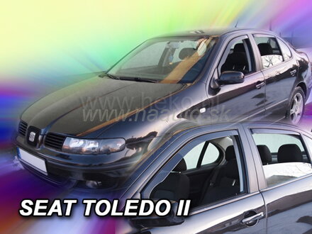 Deflektory SEAT TOLEDO II /LEON 1M  4d  1999r.-2004r. (+zadní)