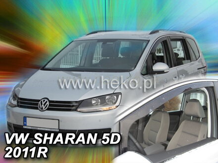 Deflektory VW SHARAN  10/2010r. a výš  / SEAT ALHAMBRA 5D 2010R->