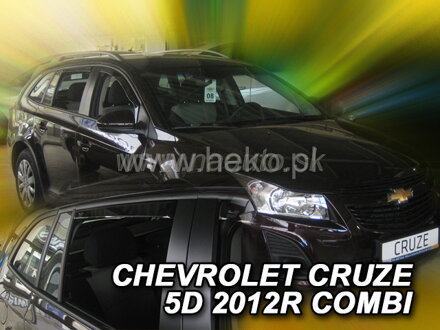 Deflektory CHEVROLET CRUZE 5D 2012R. a výš (+zadní) COMBI