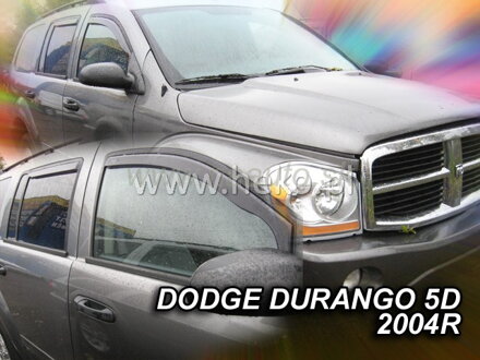Deflektory DODGE DURANGO 5D 2004R.  a výš (+zadní)
