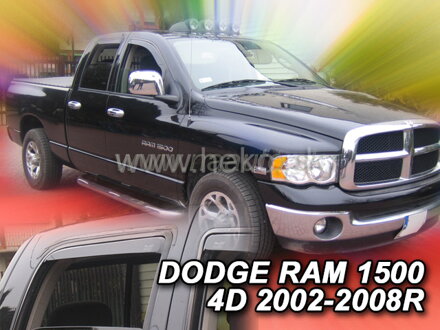 Deflektory DODGE RAM 1500 4D  2002-2008R. (+zadní)