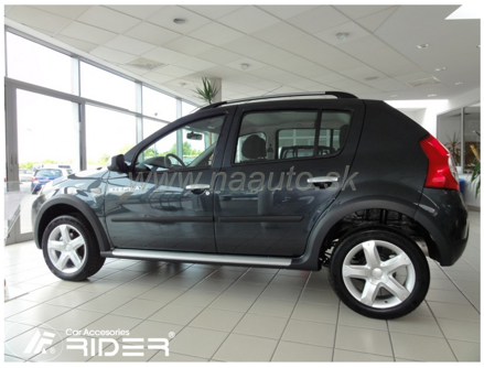 Ochranné lišty dveří Dacia Sandero /Stepway 08-12R, MODEL F-3