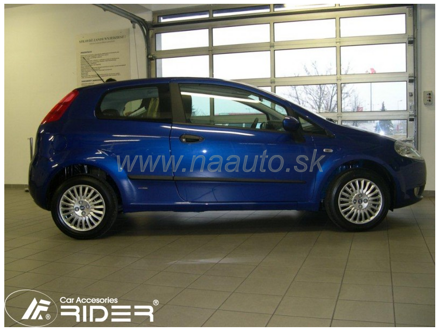 Ochranné lišty dveří Fiat Grande Punto 3D 05-11R htb, MODEL F-18